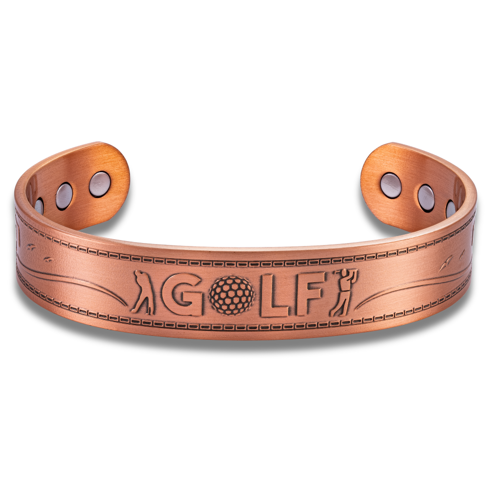 Willis Judd Mens Copper Bangle Golf Bracelet