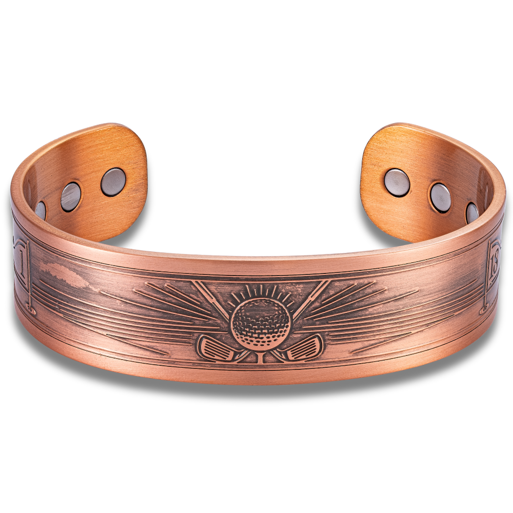 Willis Judd Mens Copper Bangle Golf Bracelet Style 2