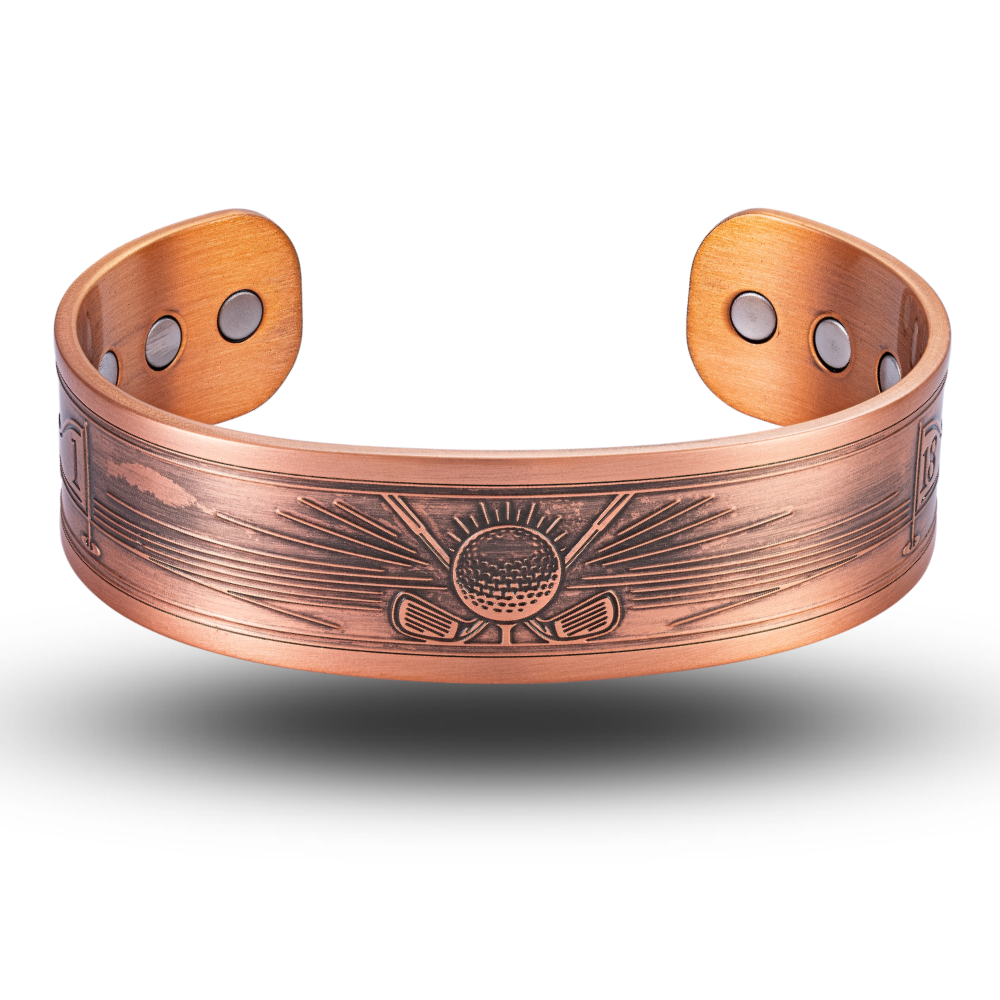 Willis Judd Mens Copper Bangle Golf Bracelet Style 2