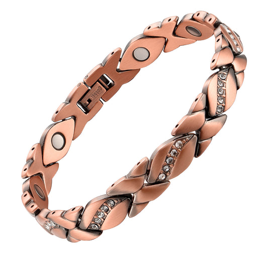 Ladies Copper Magnetic Therapy Bracelet