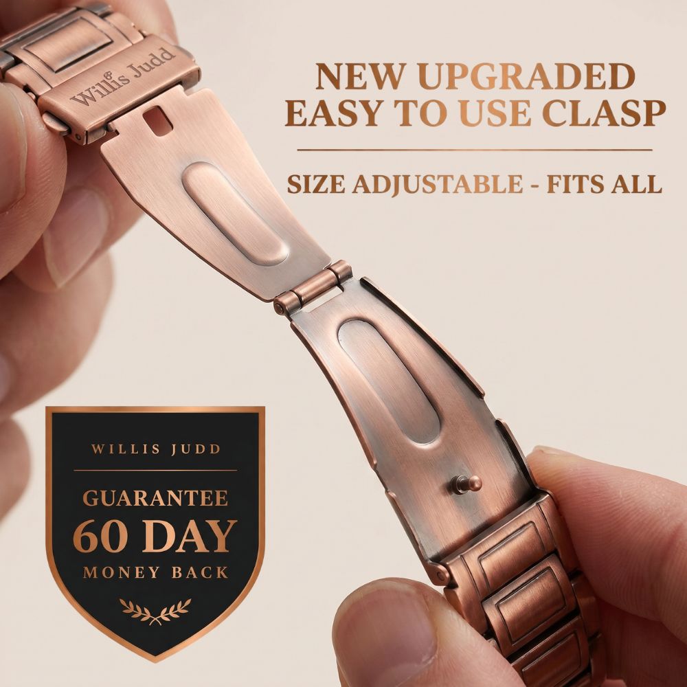 Mens Copper Bracelet - Pacemaker Safe