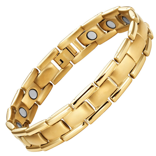 Men's Magnetic Therapy Bracelet - Titanium