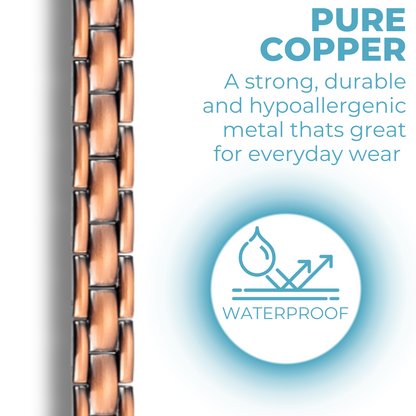 Mens Strong Copper Magnetic Therapy Bracelet