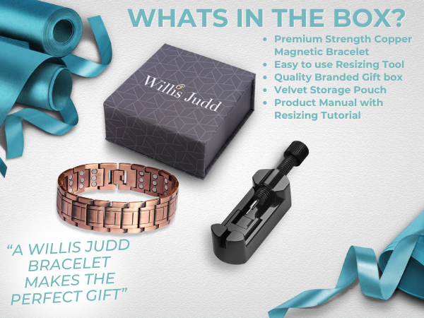 Mens Copper Magnetic Bracelet TRIPLE Powerful
