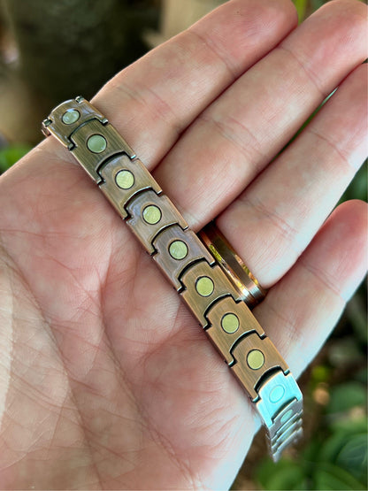 Mens Titanium Magnetic Therapy Bracelet